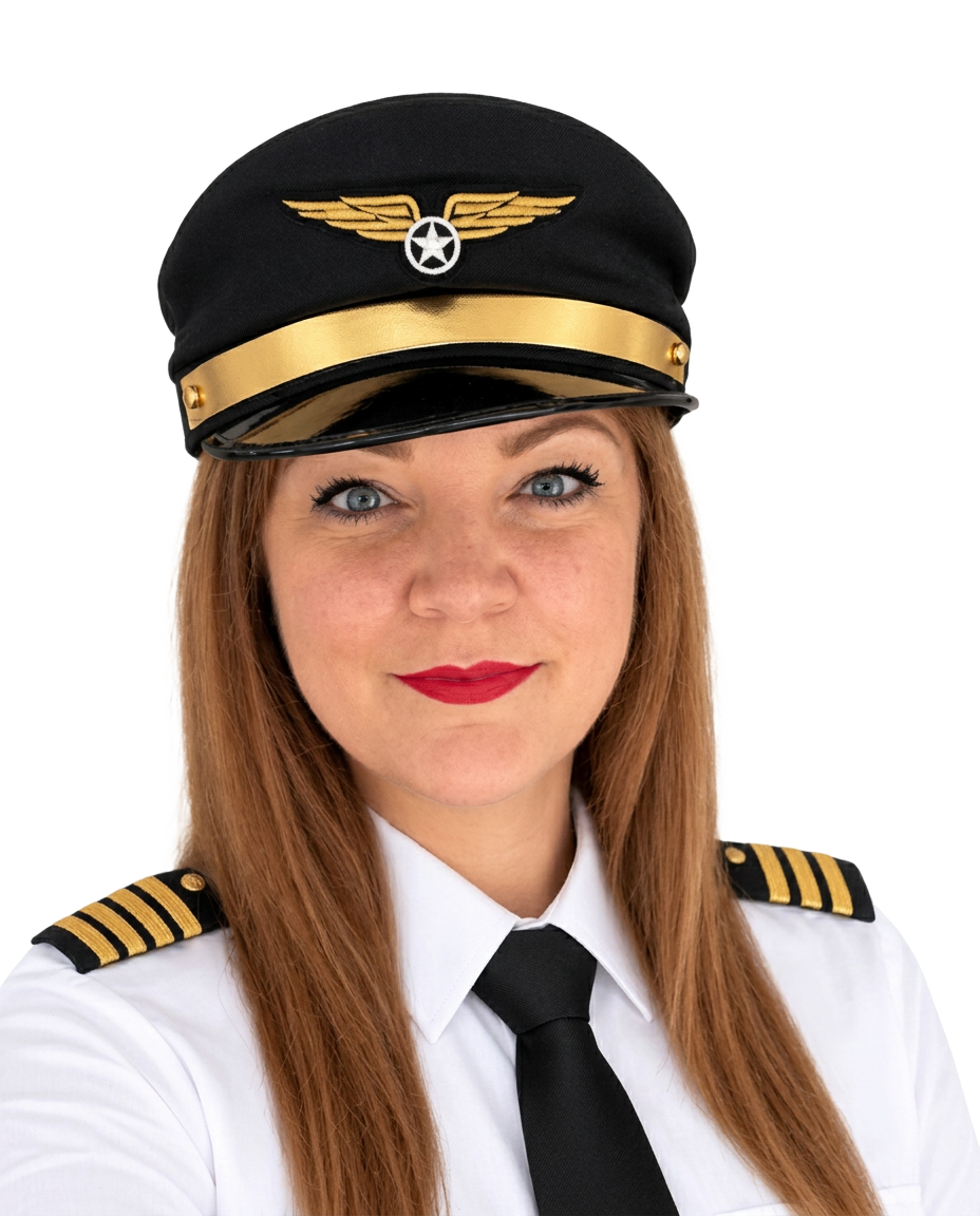 Emma Jennings, your retreat captain, wearing her captain's cap